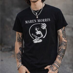 Maren Morris 2022 Humble Quest Tour Shirt in black, size L